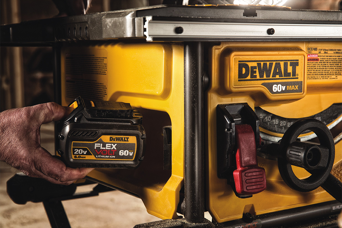 DeWalt FLEXVOLT 60V MAX Cordless Table Saw Battery