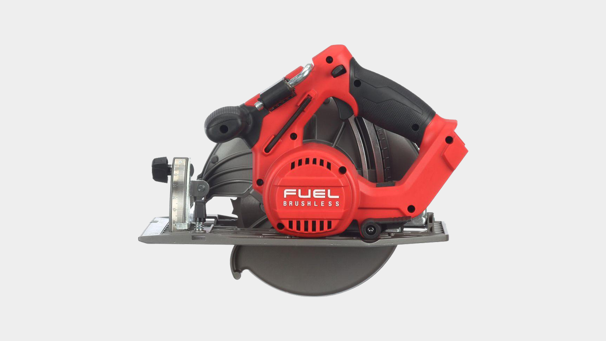 Milwaukee M18 Fuel Brushless Circular Saw Side