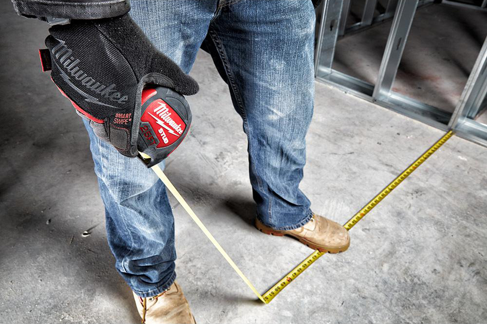 Milwaukee Stud Tape Measure Concrete