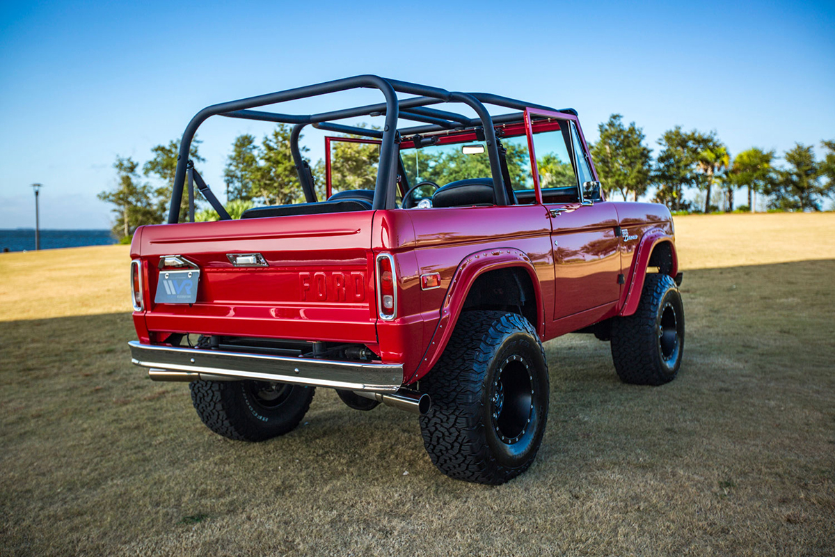 Supercharged 1975 Ford Bronco Passenger Rear