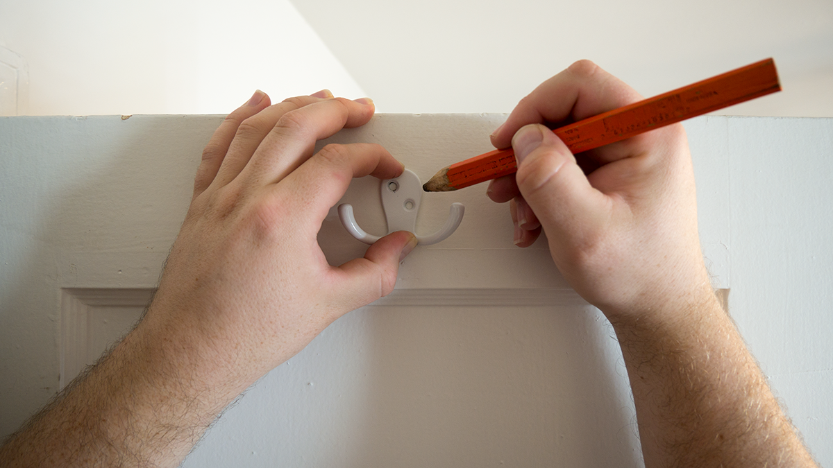 How To Install Hollow Wall Anchors Measure And Mark